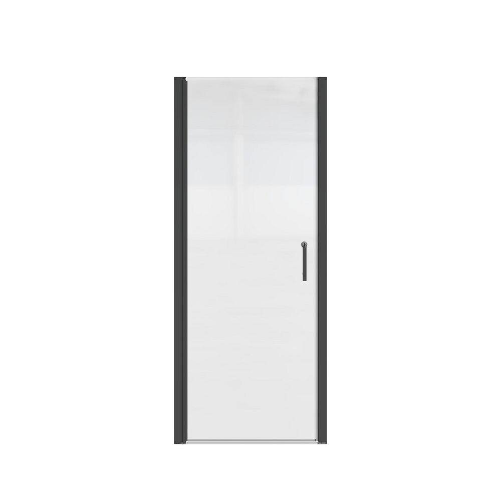 34 to 35-1/2 in. W x 72 in. H Pivot Swing Frameless Shower Door in Brushed Nickel with Clear Glass price history on PriceWatchPro