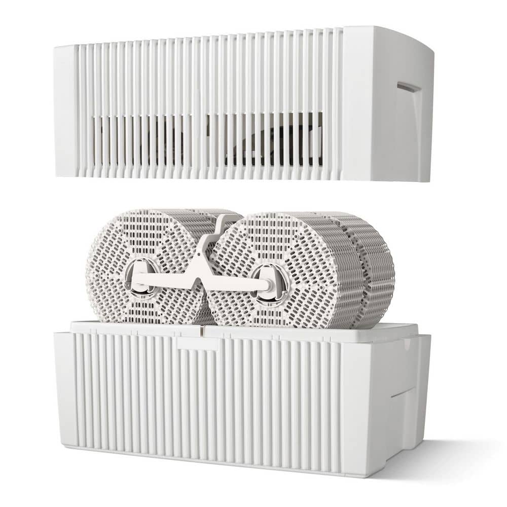 White Filter-Free Evaporative Humidifier with Touch Display