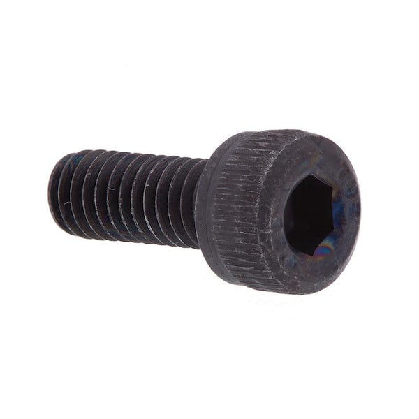 Prime Line M4 0 7 X 10 Mm Class 12 9 Metric Black Oxide Coated Steel Hex Allen Drive Socket Head Set Screws 25 Pack The Home Depot