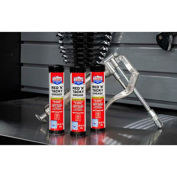 Lucas Oil 3 oz. Red N Tacky (3-Pack) 10318 - The Home Depot