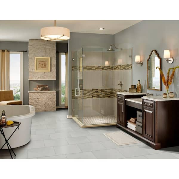 Madison Luna 12 in. x 24 in. Polished Porcelain Marble Look Floor and Wall Tile (16 sq. ft. /Case)