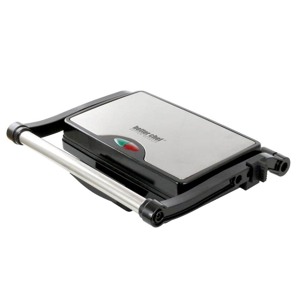OVENTE GP0540BR Panini Press Grill and Sandwich Maker with Nonstick Coated  Plates GP0540BR - The Home Depot