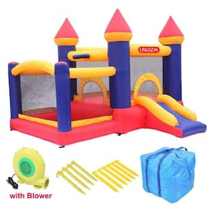 TOBBI Inflatable Bounce House Kid Jump and Slide Castle Bouncer with  Trampoline TH17P0167 - The Home Depot