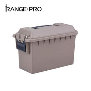 1 gal. Mini Dry Storage Box 4-Piece Set with Carry Tray in Dark Earth