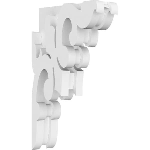 Ekena Millwork Milton 1.5 in. W x 9 in. H x 5.5 in. D Signature Urethane Polyurethane Corbel