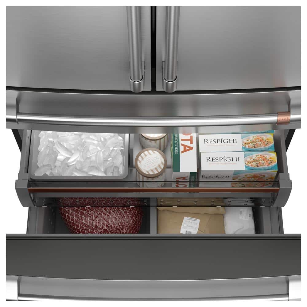 Stainless Steel 28.7 Cu. Ft. Smart French Door Refrigerator with Ice Maker