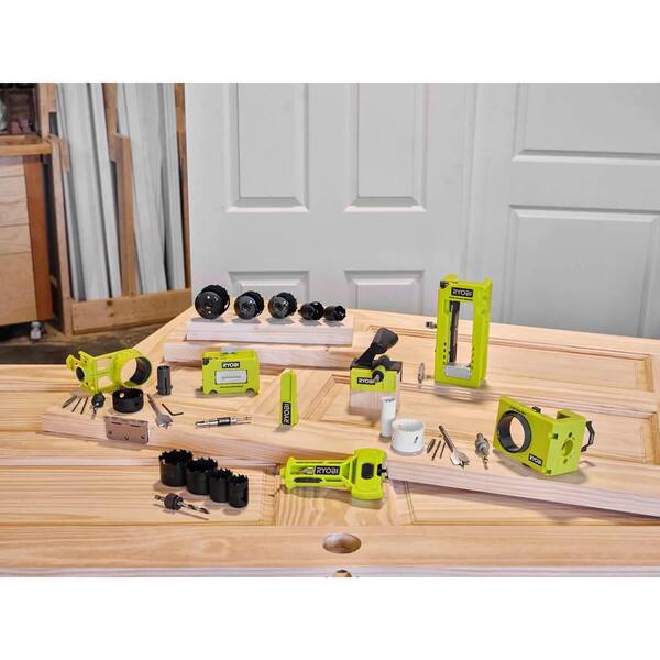 RYOBI Wood/Metal Door Lock Installation 