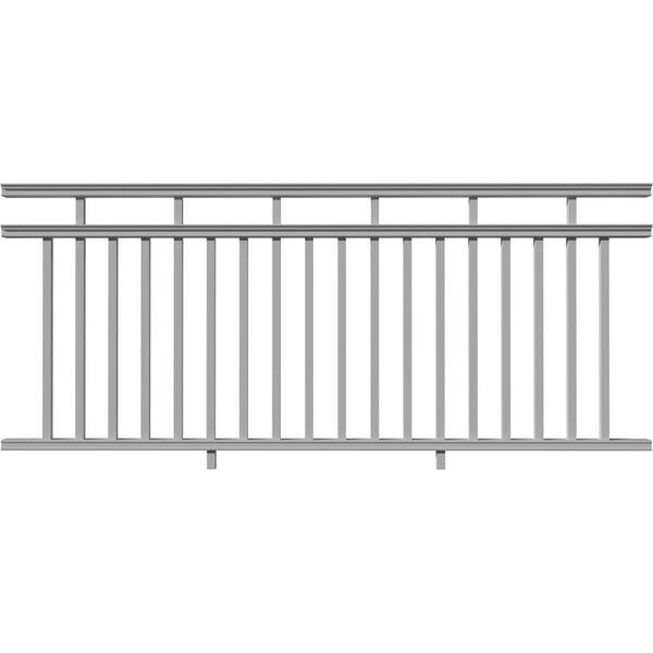 Providence 96 in. x 42 in. PVC 3-Line Level Rail Kit with Reinforcements