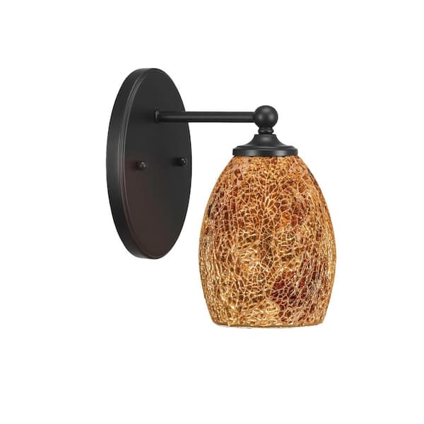 Unbranded Royale 1-Light Matte Black Wall Sconce