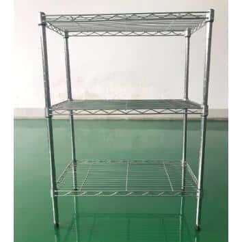 HDX 3-Tier Steel Wire Shelving Unit in Black (24 in. W x 30 in. H x 14 in.  D) 31424BPS - The Home Depot