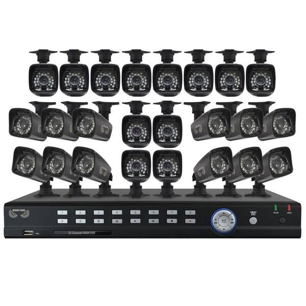 Night Owl 960H 32-Channel 2TB Hard Drive Video Security Surveillance System with 24 x 700TVL Bullet Cameras