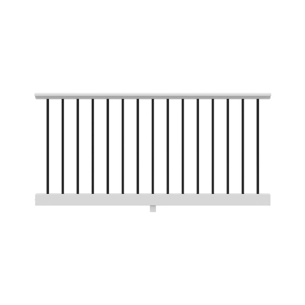 RDI 6 ft. x 36 in. White Vinyl Original Rail Level Rail Kit Including 3 ...