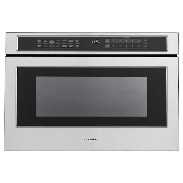 Monogram 24 in. Width 1.2 cu.ft. Stainless Steel 1000-Watt Microwave Drawer