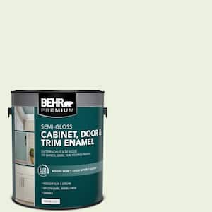 1 gal. #M360-1 Glisten Green Semi-Gloss Enamel Interior/Exterior Cabinet, Door & Trim Paint