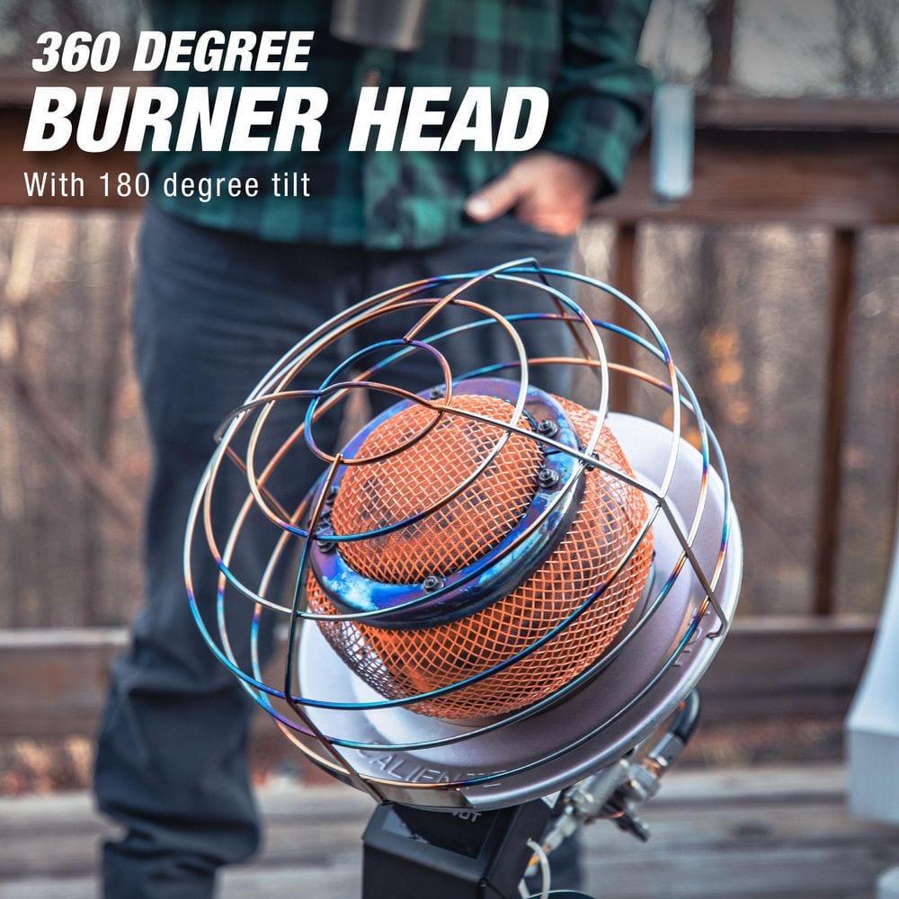 Black Propane Convection Tank Top Outdoor Heater