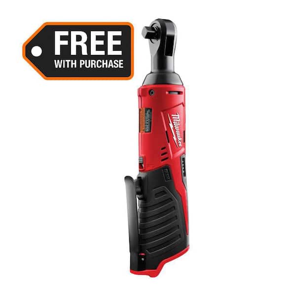 M12 12V Lithium-Ion Cordless 3/8 in. Ratchet (Tool-Only)