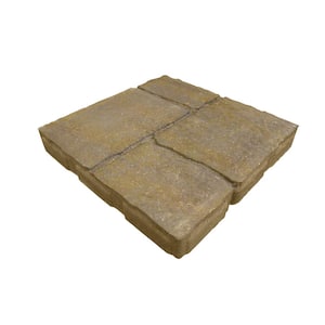 15.75 in. x 15.75 in. x 2 in. 4 Cobble Avondale Concrete Step Stone