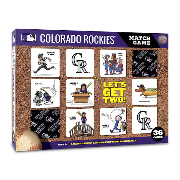 YouTheFan MLB Colorado Rockies Licensed Memory Match Game 2500713 - The  Home Depot