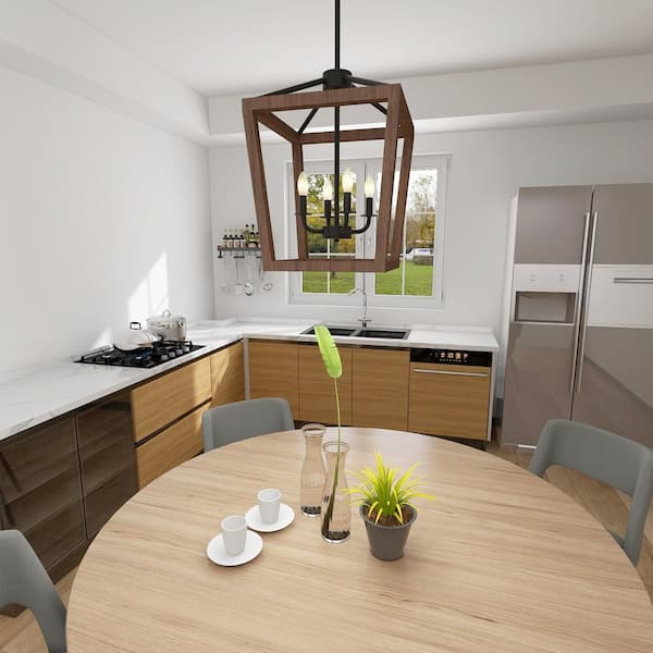 Have a question about Uixe 4-Light Brown Lantern Geometric