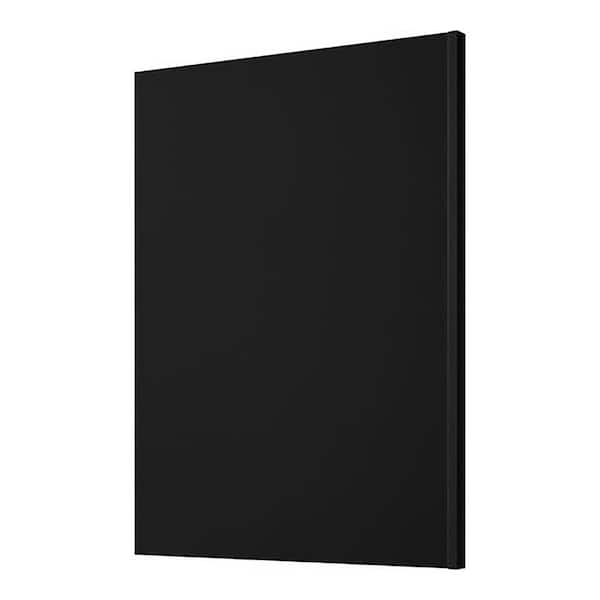 Avondale/Leyton 30 in. W x 41 in. H Washer/Dryer Flush End Panel in Raven Black