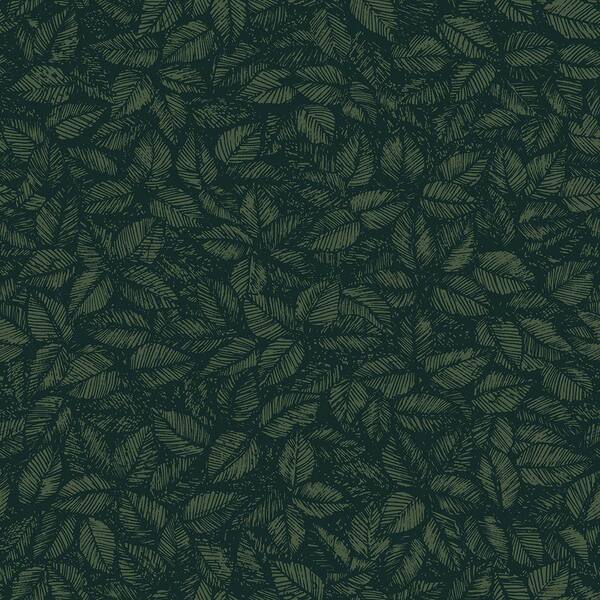 Wall Vision Amorina Green Leaf Green Wallpaper Sample