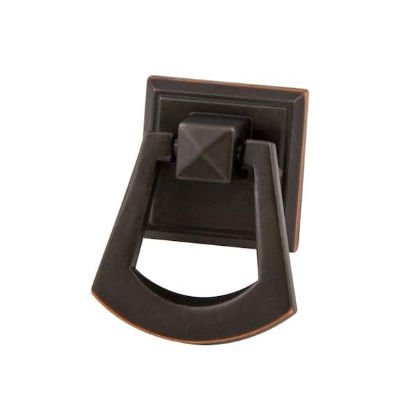 Sumner Street Home Hardware Symmetry 1-1/2 in. Square Oil Rubbed Bronze Ring Pull