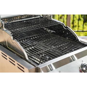 Nexgrill 2 Burner Stainless Steel Propane Gas Grill with Folding Side Shelves 720-0864RH
