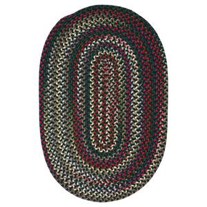 Chestnut Knoll Thyme Green 10 ft. x 13 ft. Oval Indoor Area Rug