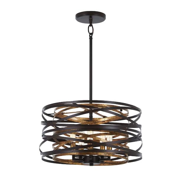 DLSS Lighting Modern Matt Gold Stainless Steel Acrylic Round Chandelier Lamp