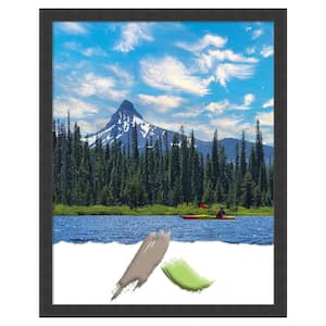 Mezzanotte Black Wood Picture Frame Opening Size 22x28 in.
