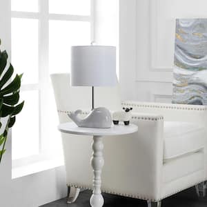 Walter Whale 19 in. Gray Table Lamp