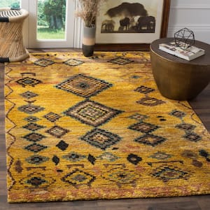 Tangier Gold 5 ft. x 8 ft. Geometric Area Rug