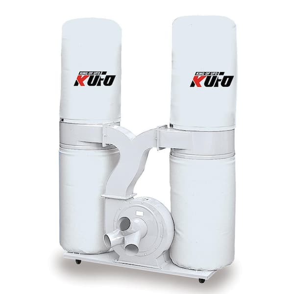 Kufo Seco 3 HP 2750 CFM 1-Phase 220-Volt Vertical Bag Dust Collector