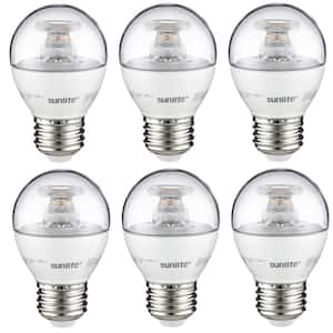60-Watt Equivalent Clear Warm White G16 Dimmable LED Light Bulb (6-Pack)