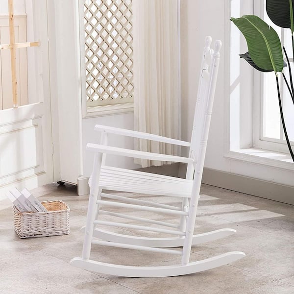 white porch rocking chair home depot