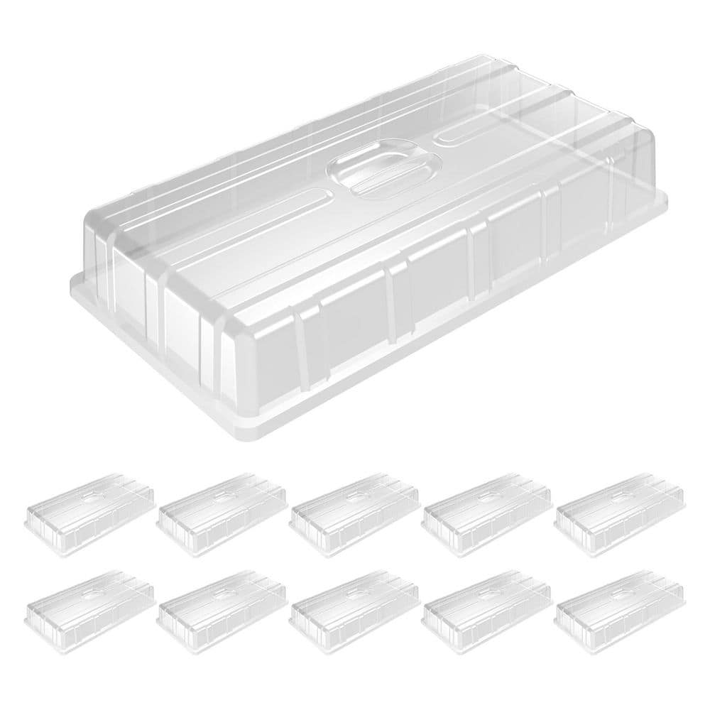 Clear Seed Starter Dome Tray Covers Humidifying Insulating for Greenhouse Germination Garden Growing 10 Pack price history on PriceWatchPro