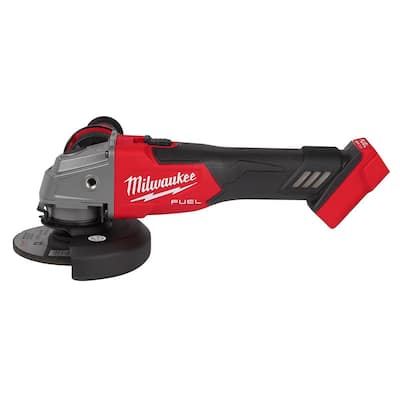 M18 FUEL 18-Volt Lithium-Ion Brushless Cordless 4-1/2 in./5 in. Grinder with Slide Switch (Tool-Only)