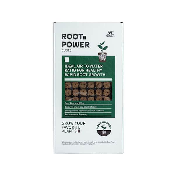 Outdoor Rootpower Coco Coir Seeding Plugs 128 Cells Tray
