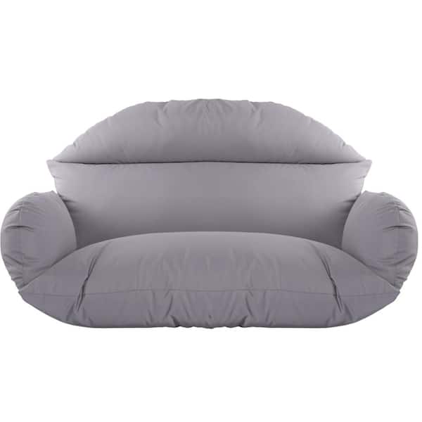 Trustmade Waterproof Swing Chair Cushions Replacement Light Grey