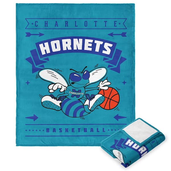 THE NORTHWEST GROUP NBA Hardwood Classic Hornets Multicolor Polyester Silk Touch Throw Blanket