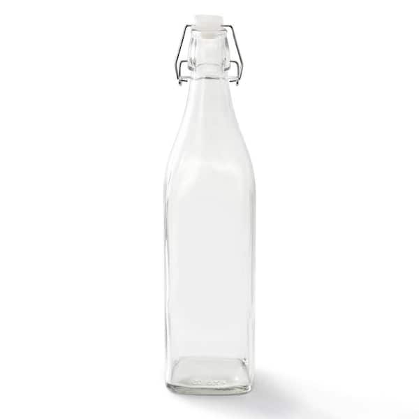 Gibson Home Sweetwater 32.5 Oz. Glass Bottle with Swing Top Stopper