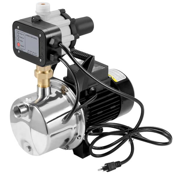 SKYSHALO Shallow Well Pump Portable Jet Pump w/ Auto Controller 1HP 1200GPH 164 ft.