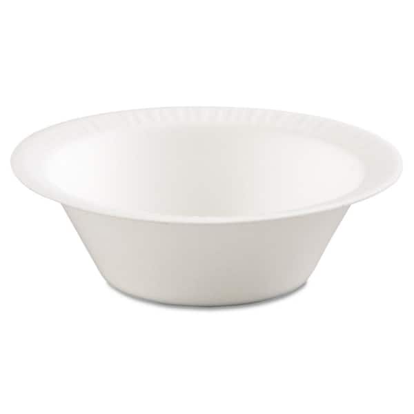 DART 5 oz. White Non-Laminated Disposable Foam Bowls, 125 / Pack, 8 Packs / Carton