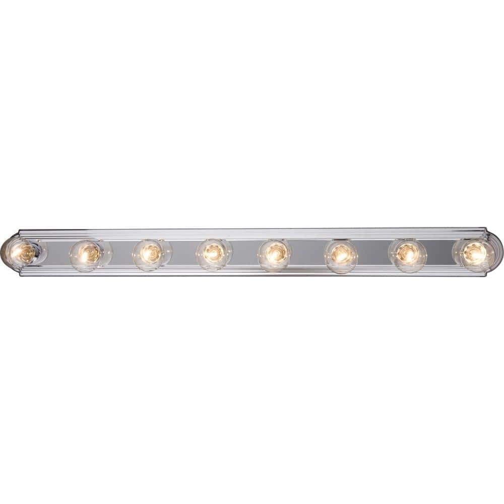 Essentials 8-Light Polished Chrome Bath Vanity Light price history on PriceWatchPro