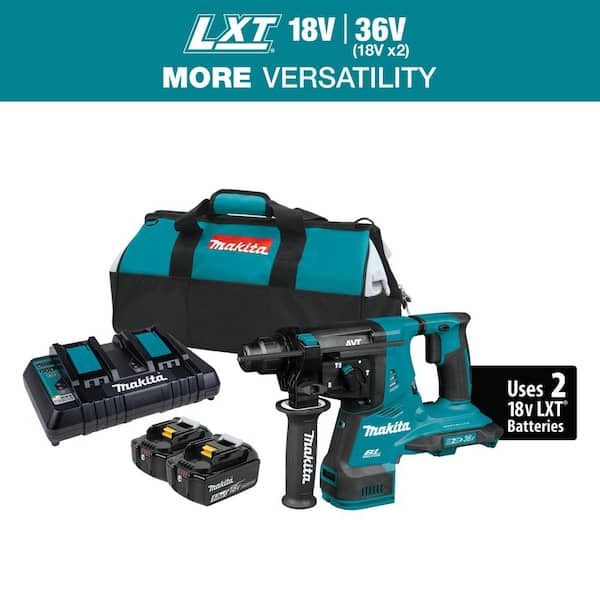 18V X2 LXT Lithium-Ion 36V 1-1/8 in. Brushless Cordless Rotary Hammer Kit 5.0 Ah