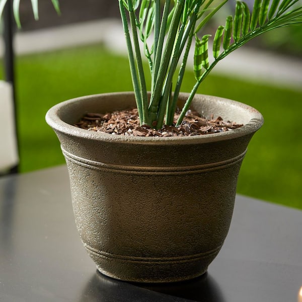 Listo Sierra Planter - Nordic Bronze 10 in