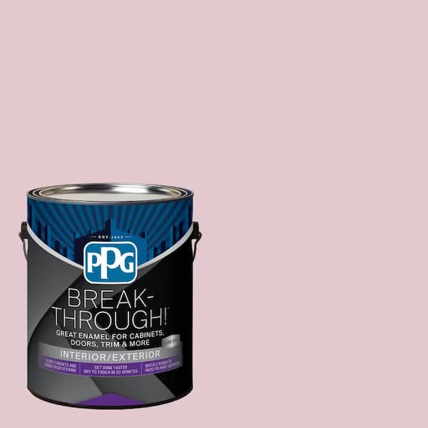 Break-Through! 1 gal. PPG1048-3 Rose Cloud Satin Door, Trim & Cabinet Paint