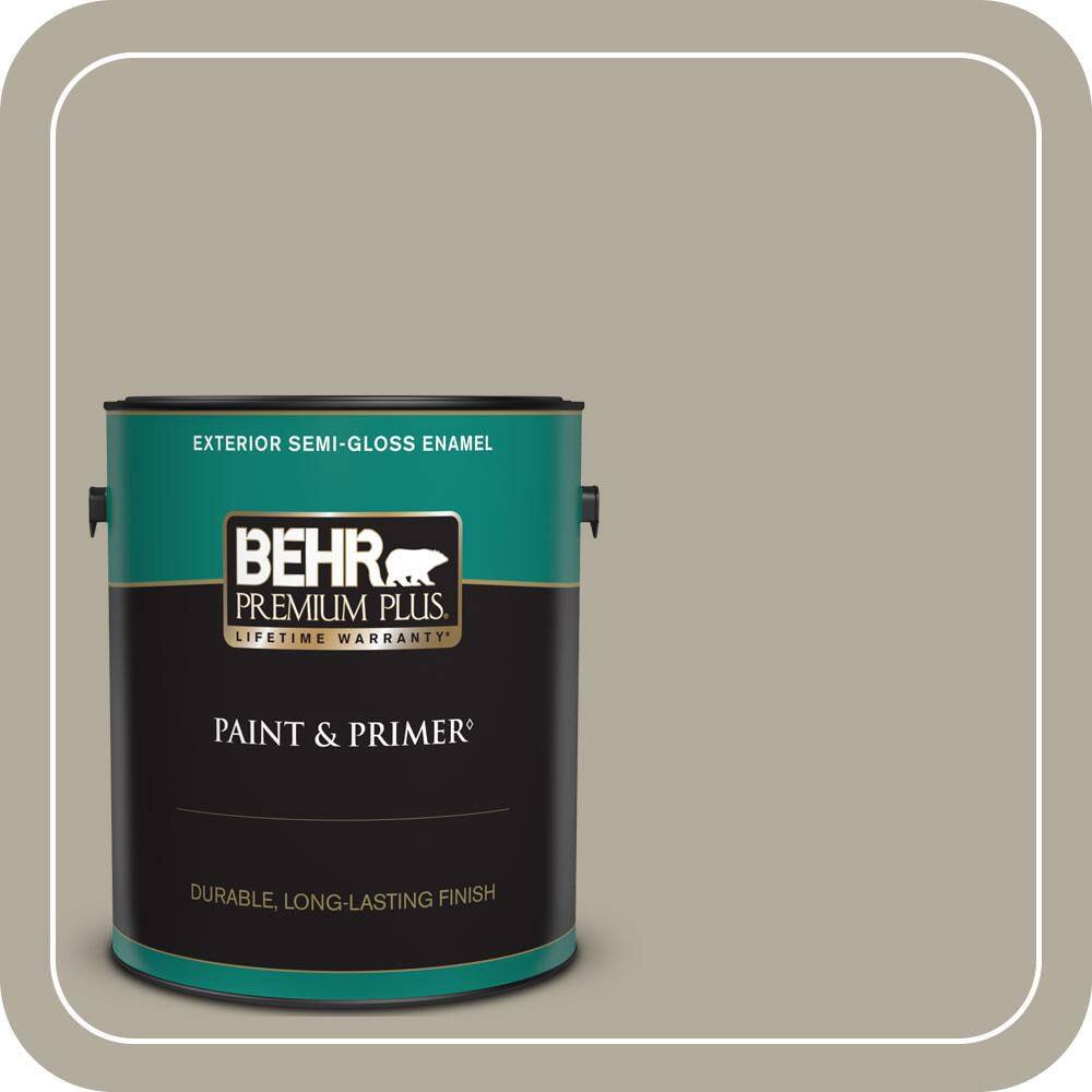 1 gal. #PPF-33 Terrace Taupe Semi-Gloss Enamel Exterior Paint & Primer price history on PriceWatchPro