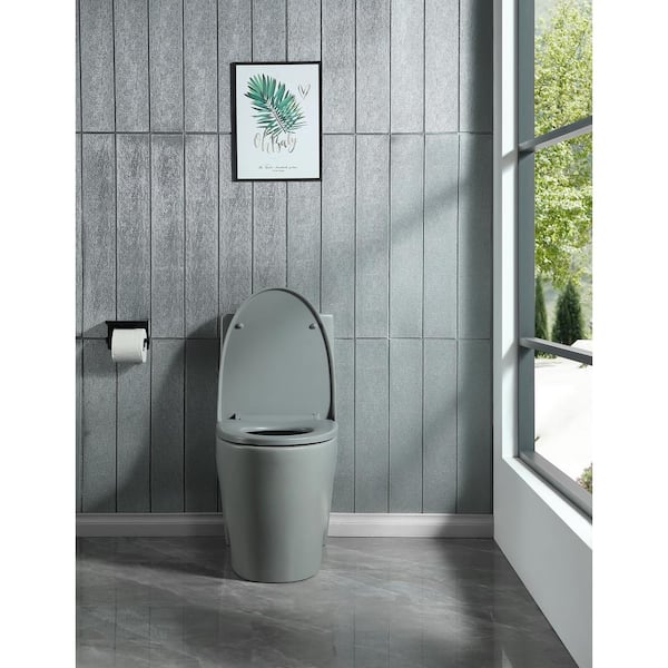 EAKYHOM 12 in. Rough in. One-Piece 1.1/1.6 GPF Dual Flush