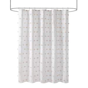 Lauren Blush 72 in. x 72 in. Shower Curtain